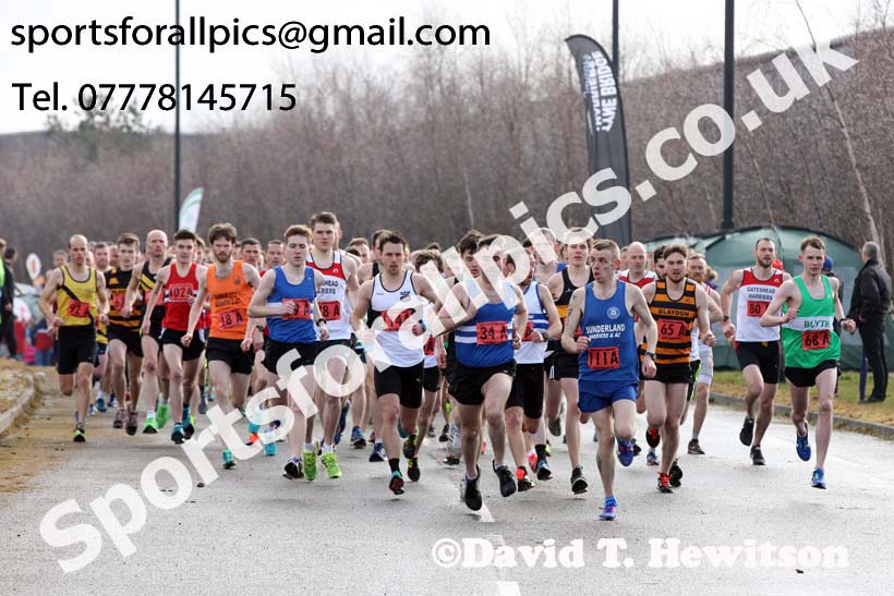 Senior mens Good Friday Elswick Harriers Relay, Newburn, Newcastle. Photo: David T. Hewitson/Sports for All Pics